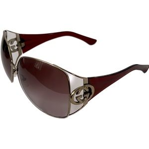 Gucci Vintage Y2K Oversized Round Sunglasses